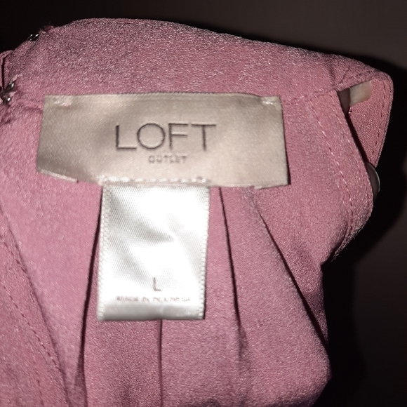 Loft sleeveless blouse new with tags size large - Picture 5 of 6
